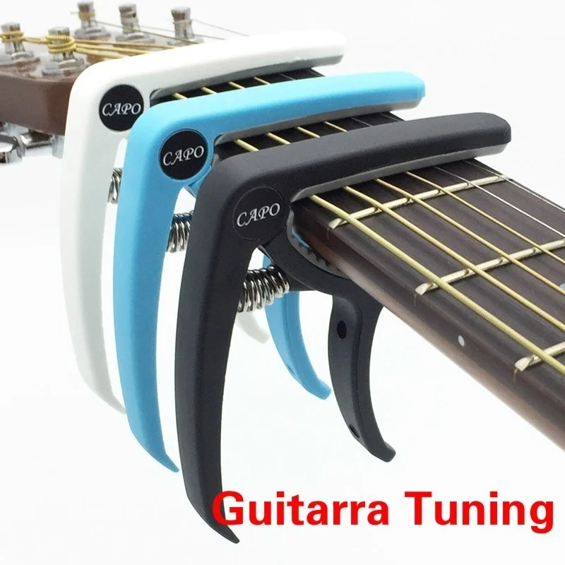 Guitar Capo Clip - Пластиковый каподастр для 6-струнной акустической классической