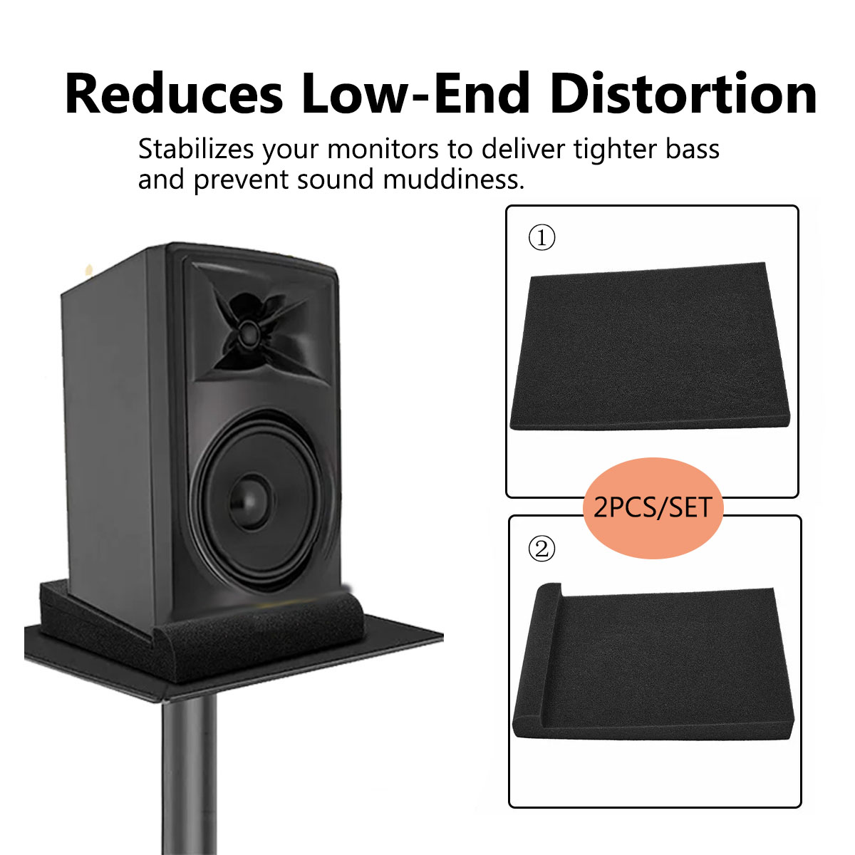 Акустические изоляционные подс – обзор и цена Studio Monitor Speaker