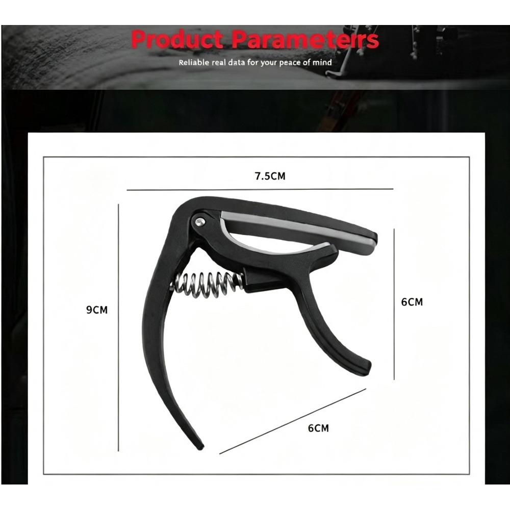Каподастр для гитары 2 в 1 с и – обзор и цена Guitar Capo Clip