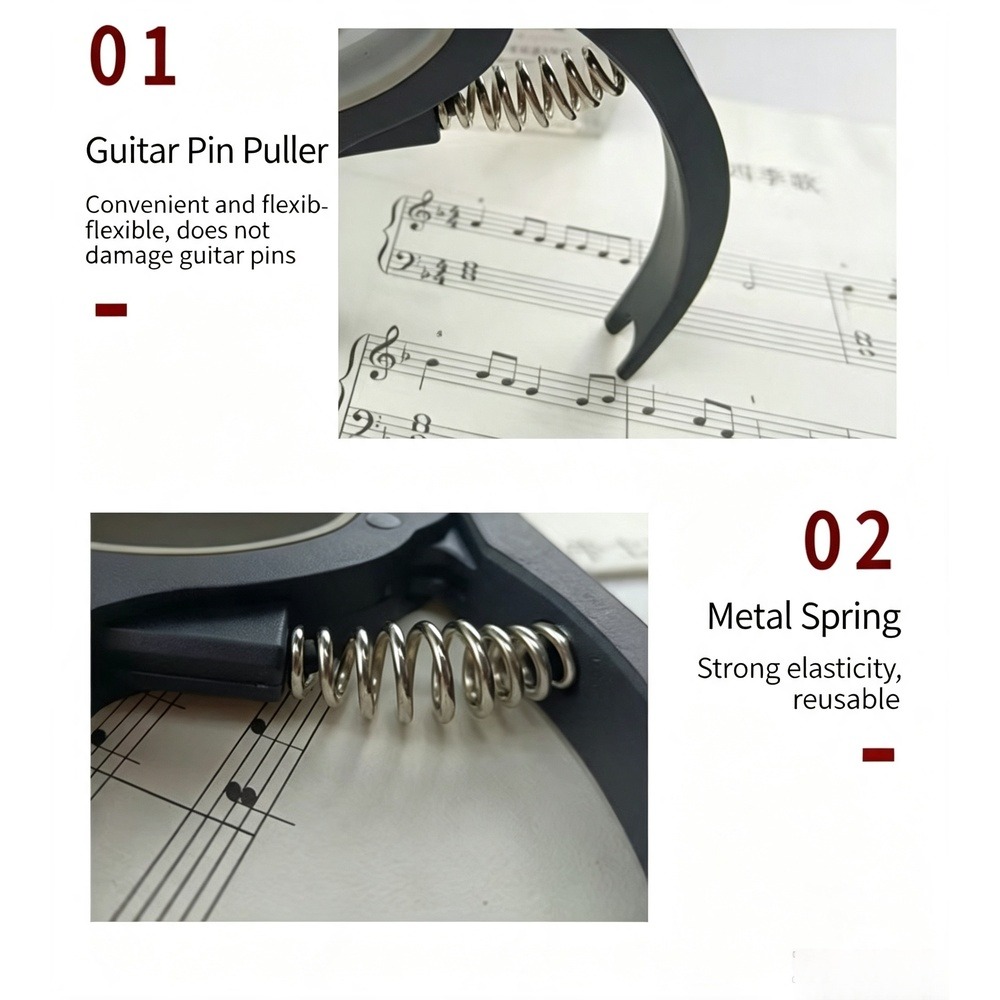 Каподастр для гитары 2 в 1 с и – обзор и цена Guitar Capo Clip