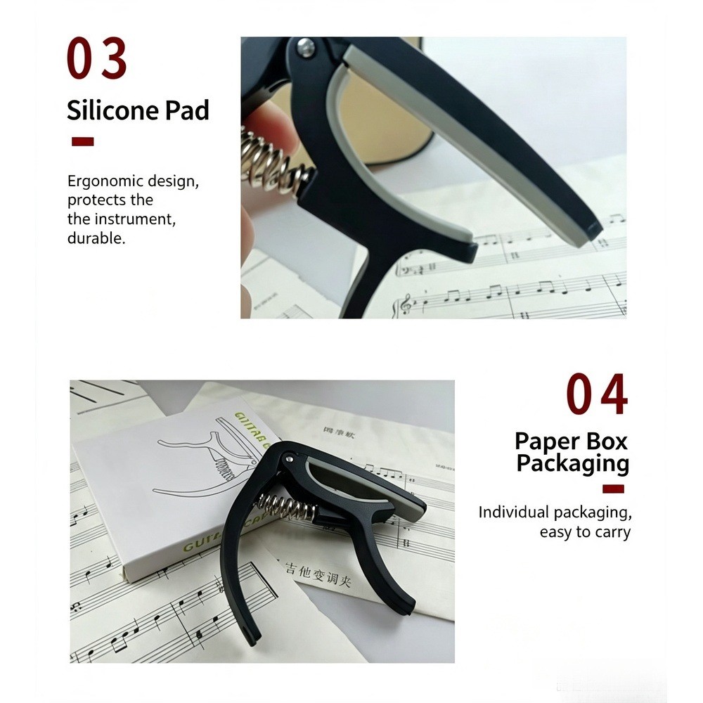 Каподастр для гитары 2 в 1 с и – обзор и цена Guitar Capo Clip