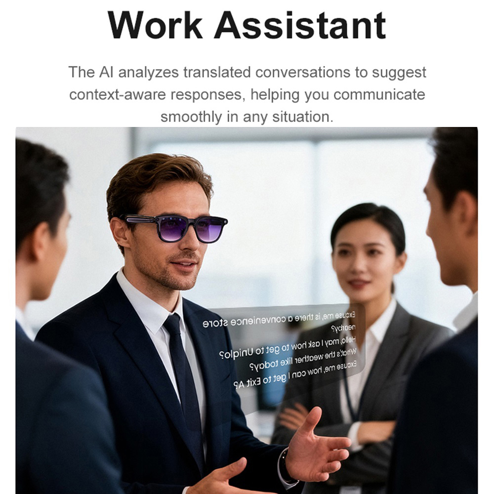 Умные очки AI Assistant, очки  – обзор и цена Audio Music To Video Ai